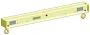 Ultra Low Headroom Lifting Beam 1,000 lbs. WLL - 16488