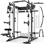 Customized Smith Machine Strength Training Rack with Squat Station Lat Pull-Down Systems And Cable