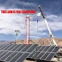6m 9m 12m Suport Tower Iron Pole For 1kw To 20kw Wind Turbine Power