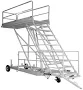 Tronair 04-6005-1100 Hydraulic Maintenance Platform (B1 Type) Maximum Height (10 ft/3 m)