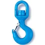 Yoke Alloy Swivel Ball Bearing Hoist Hook w/ Latch