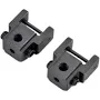 2Pcs Scroll Saw Blade Clamp Holder Replacement Sturdy Metal Wire Saw Clamp, Black