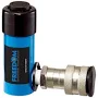 Freedom Industrial Hydraulics FIH Single Acting Hydraulic Cylinders - 5 Ton Capacity - 3.00" Stroke, Blue, Steel/Bronze | Bishop Lifting