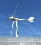FK Nylon Fiber Wind Turbine Generator with 3 Blades, White, 48V/96V/120V/220V, Household | 11-15 mph | Hybrid System | Daylight Operation | Commercial
