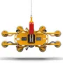 Abaco DVL500 Vacuum Lifter – 360° Rotation & 90° Tilt, 12V Battery, Black