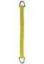 Triangle / Triangle Crane Slings, 1-Ply, Capacities 3100-18,200 Lbs