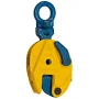 AMH 5 Ton Vertical Plate Lifting Clamp - #PCUA050, Yellow/Blue, Steel | Bishop Lifting