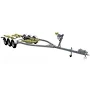 Venture Trailers VRT-8650 Galvanized Steel Triple Axle Roller Trailer 8650 Load Capacity