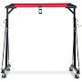 Adjustable Gantry Crane, 5000lbs Capacity Shop Lift Hoist Rated, Portable Design with 360Locking Wheels,Gantry Crane Adjustable Height from93.3 inch