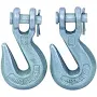 Haul-Master 1/4 in. 2600 lb. Clevis Grab Hooks (2-Piece)