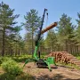 Electric Hydraulic Spider Crane 4Ton 12m Height Battery Powered Crawler Type Silent Lifting