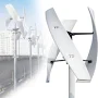 Heavy Duty Vertical Axis Wind Turbine Generator 20kW With Permanent Magnet Maglev Tech Multi Voltage 12V 24V 48V 220V Includes Charge Controller Ideal