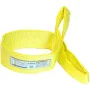Stren-Flex Eye & Eye Sling: 4" Wide, 16' Long, 6,400 lb Vertical, 5,000 lb Choker, 12,800 lb Basket, Nylon MPN:EEF-1-904-16