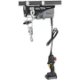 Klutch Cable Hoist Kit, KLiQ 20V, Battery-Powered, 275-Lb. Single-Line/550-Lb. Double-Line Capacity, 39ft./19.5ft. Lift Height, Brushless, 2.0Ah