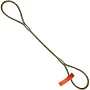 1" x 10' Standard Eye Wire Rope Sling with Metal Tagged - 6x25 Steel Core Wire Rope at Rigging Warehouse