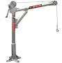 OZ Lifting Steel Davit Crane with Carbon Steel Brake Winch - 2500lbs