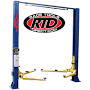 Tuxedo TP9KACX 9,000 lb Two Post Clear Floor Asymmetric Lift
