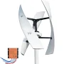 800W Vertical Axis Wind Turbine Kit With MPPT Controller For 12V 24V 48V Systems, VAWT Wind Generator For Home Off Grid Boats And RVs, Maglev Permanen