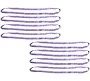 (8 Pack) 6' Polyester Endless Round Lifting Sling - Purple - UV & Abrasion Resistant | Heavy-Duty Endless Loop Recovery Strap for Rigging & Towing