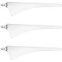 Wind Turbine Generator 630 mm Delta Wing High Strength Carbon Fibers Blade Nylon for Horizontal