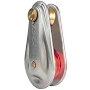 ISC RP257 Large Arborist Rigging Block, Gray/Red, Aluminum/Stainless Steel | Bishop Lifting