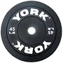 York Solid Rubber Bumper Plates 2800 lb Set