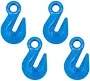 4 Pack 1/2" Grade 100 Cradle Clevis Grab Hook