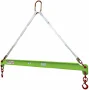 CALDWELL Spreader Beam: Spreader Beam, 2,000 lb Working Load Limit, Fixed, 48 in Overall Lg, 48 in