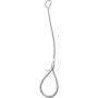 Lift America Wire Rope Sling, 7/8" X 16' 6 X 19 1-Part STD 14" Eyes *LA* - NV # S103009, WRS078X16IBLA-1EE