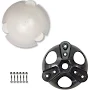 Wind Turbine Wheel Hub And Cap Kit With 3 Blades For Horizontal Turbines DIY Friendly Windmill Accessories 100W To 1000W Includes Screws And Nuts Comp