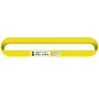 Tuffy 1 Ply 1" x 3 ft Endless Type 5 Web Sling - 3100 lbs WLL, Yellow, nylon/Polyester/Synthetic | Bishop Lifting