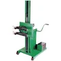 Steel Drum Lift & Rotator, Manual Lift/Rotate/Drive, Strap Connection, Counterweighted, 78" H, 800 lb. Capacity