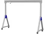 Gorbel Adjustable Height Aluminum Gantry Crane, 1 Ton Capacity, 9 to 12 ft. HUB, 12 ft. Span, Model No. ALUG-2000-9/12-12