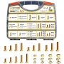 MYWISH 740-Piece M6-M12 Heavy-Duty Bolts and Nuts Assortment Kit, Grade 8.8 Alloy Steel