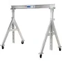 Spanco Adjustable Height Aluminum Gantry Crane, 15'W x 6'-5"- 8'-11"H, 2000 Lb. Capacity, 1ALU1508