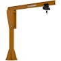 HSI 500lbs Heavy-Duty Foundationless Freestanding Jib Cranes (8ft - 14ft Span) - 14ft / 9ft