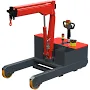 Flex Lifting Counterbalanced AGM Battery Powered Fixed Column Floor Crane (Remote Controlled) | Extend/Retract | 4400lb Cap | 120" Lift | OMNIA 2TR