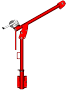 Thern | Thern Portable Davit Crane w/ Manual Winch - 850 lb. Capacity - First Mate 5PF5 | Wall Mount Base / 20ft / Stainless Steel