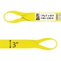 Tuffy 1 Ply 3" x 45 ft Eye & Eye Type 4 Web Sling - 4700 lbs WLL, Yellow, nylon/Polyester | Bishop Lifting