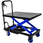 LUXEYARD Hydraulic Lift Trolley 500 LBS Capacity with 4 Wheels for Material Handling and Transportation one_size | DS-R-2P194681