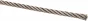 Value Collection | Part #WS-MH-WIRE-056 | 1/4" Dia, Steel Wire Rope, Priced as 1' Increments, 1,000' Total Coil Length | 5,300 Lb Breaking Strength, 6