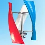High Durability Wind Turbine Generator Kit, 3 Fiberglass Blades, Coreless for Boats, Gazebos, Cabins