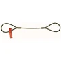 Qty 3 | Lift-All Sling, Wire Rope, 5 Ft L, Vert Cap 1300 lb MPN:14EEX5