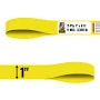 Tuffy 2 Ply 1" x 6 ft Eye & Eye Type 3 Web Sling - 3100 lbs WLL, Yellow, nylon/Polyester | Bishop Lifting