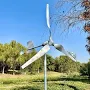 Horizontal Axis Wind Turbine 2000W 12V 24V 48V 3 Blades Wind Turbine Generator For Home