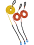 Arbo Space 3/4" Crane Sling Kit W/ Hooks 2 x 20' Crane Sling + 1 x 30' Crane Sling Kit W/ Steel Hooks / With Ring