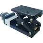 Motorized Rotary Positioning Stage PT-GD401 With Pro-Grade Precision Electric Lifting Table, Scissor-Style Z-Axis Moving Platform, 60mm Stroke, 120x80