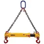 Harrington Adjustable Spreader Beam with Chain Top Rigging, 15 Ton Capacity, 10 Foot Max Spread, HATSBC-15-6/10