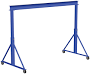Gorbel Adjustable Height Gantry Crane, 2 Ton Capacity, 7 to 10 ft. HUB, 12 ft. Span, Model No. AG-2-7/10-12