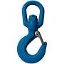 AMH Grade 100 Alloy Swivel Hook with Latch 1 Ton at Rigging Warehouse